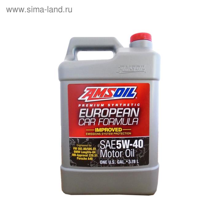 фото Моторное масло amsoil european car formula sae 5w-40 improved esp synthetic motor oil, 3,78л 51948