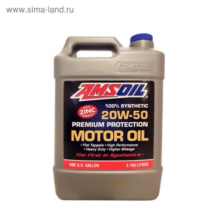 фото Моторное масло amsoil synthetic premium protection motor oil sae 20w-50, 3,784л