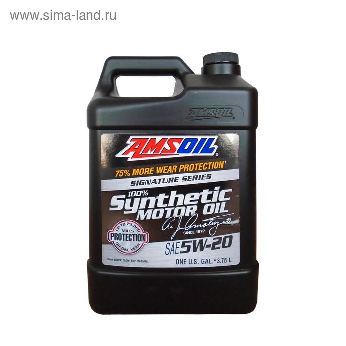 фото Моторное масло amsoil signature series synthetic motor oil sae 5w-20, 3,78л