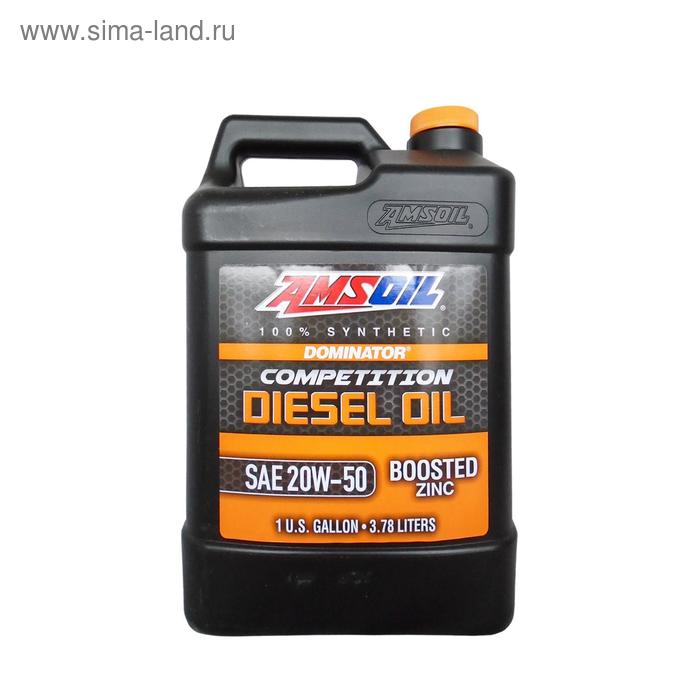 фото Моторное масло amsoil dominator® competition diesel oil sae 20w-50, 3.78л