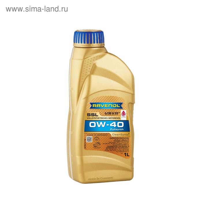 фото Моторное масло ravenol super synthetik oel ssl sae 0w-40, 1л