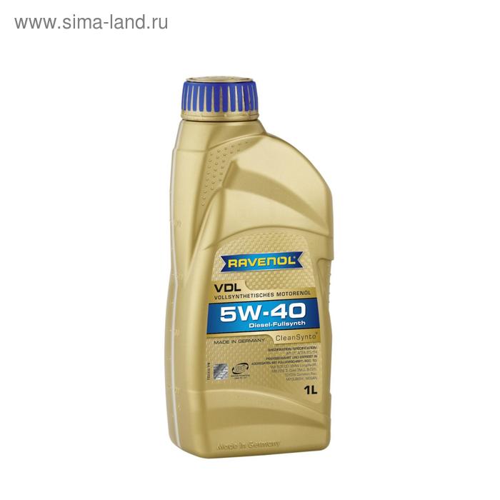 фото Моторное масло ravenol vdl sae 5w-40, 1л