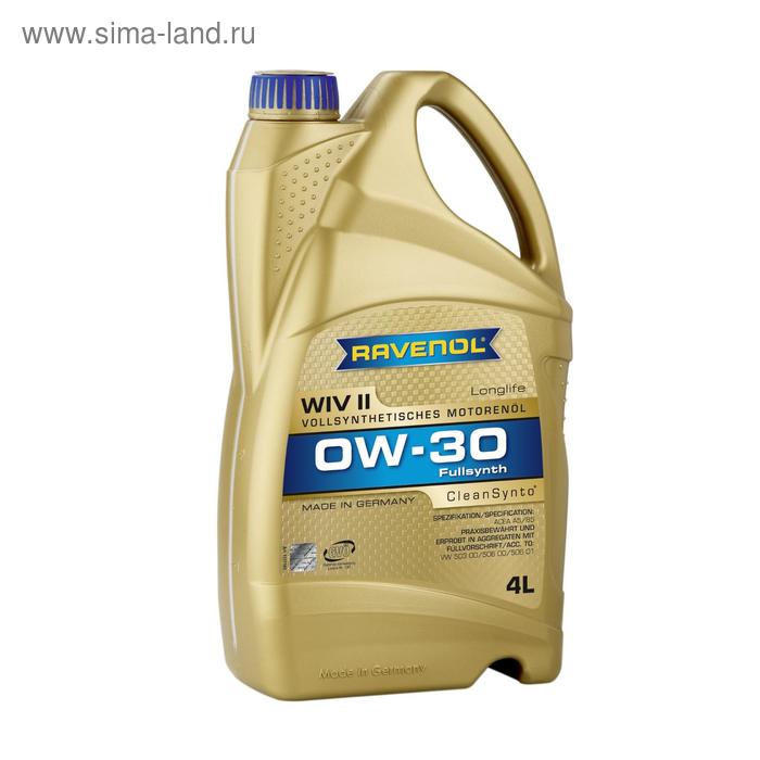 фото Моторное масло ravenol wiv sae 0w-30, 4л