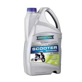 

Моторное масло для 2-Такт скутеров RAVENOL Scooter 2-Takt Teilsynt, 4л