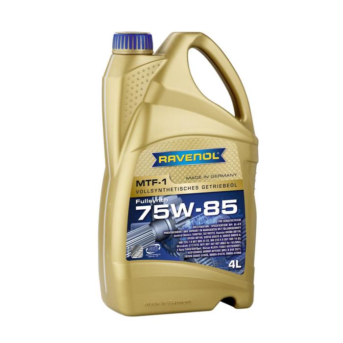 фото Трансмиссионное масло ravenol mtf -1 sae 75w-85, 4л