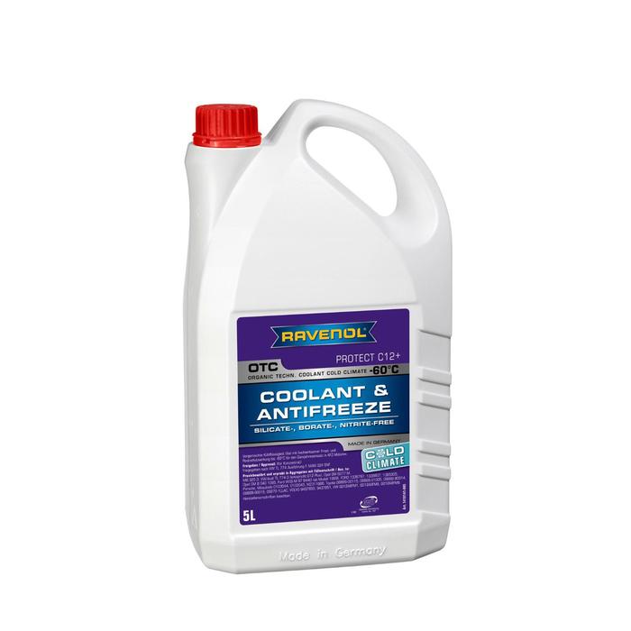 

Антифриз готовый к прим. лила RAVENOL OTC COLD CLIMATE -60° С, 5л