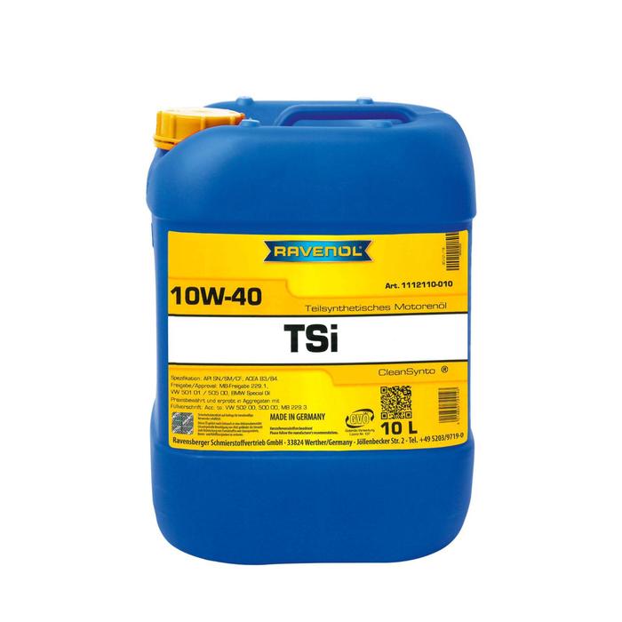 фото Моторное масло ravenol tsi sae 10w-40, 10л