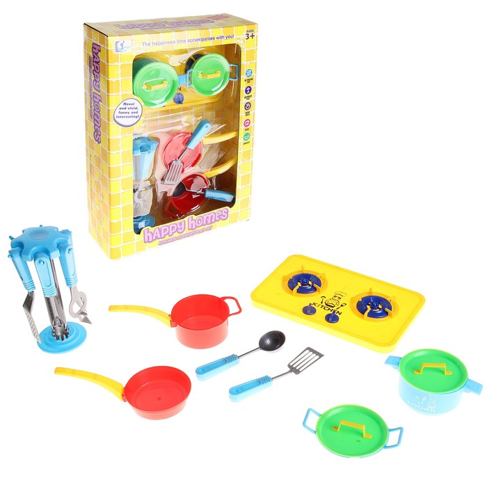 Набор посуды "Счастливый дом", 12 предметов