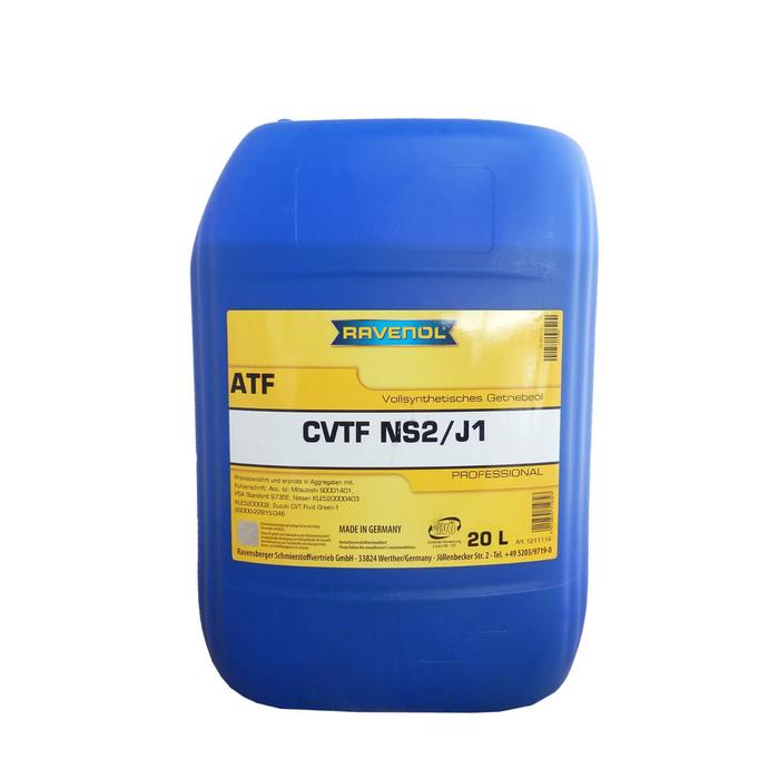 фото Трансмиссионное масло ravenol cvtf ns2/j1 fluid, 20л