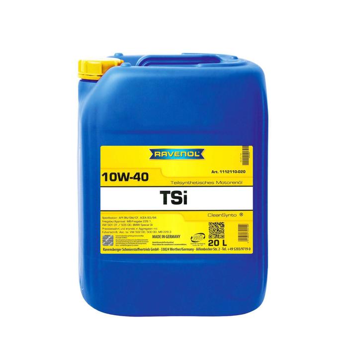 фото Моторное масло ravenol tsi sae 10w-40, 20л