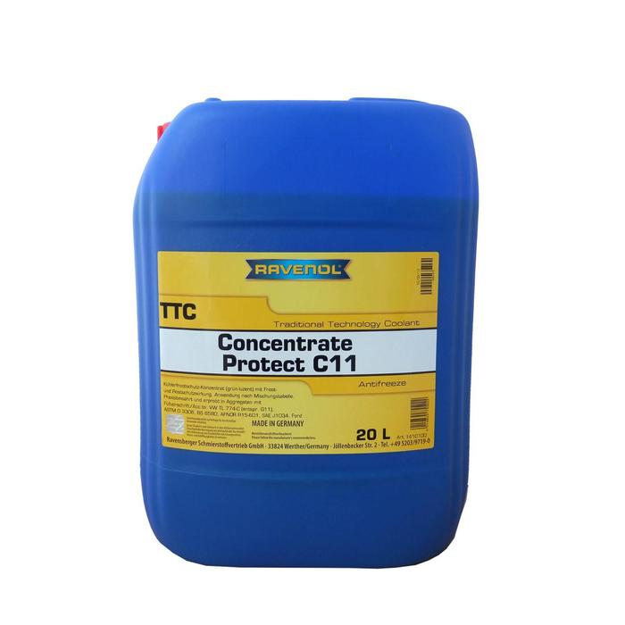 

Антифриз концентрат жёлтый RAVENOL TTC Traditional Technology Coolant Concent, 20л