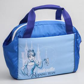 

Сумка для фитнеса Золушка, 37 x 13 x 31 см, отдел на молнии, 2 боковых кармана, длинный ремень