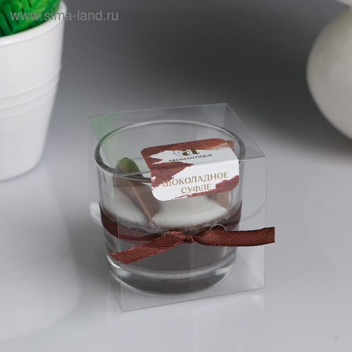Свеча ароматическая в стакане Шоколадное суфле, 60 г ароматическая свеча aroma harmony шоколадное суфле 60г