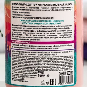 Жидкое мыло для рук Natura Siberica Doctor Taiga Антибактериальная защита, 300 мл