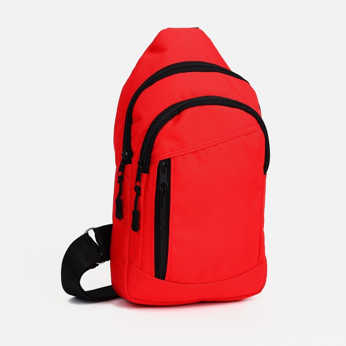 Сумка слинг ЗФТС, текстиль, цвет красный сумка слинг текстиль бордовый красный