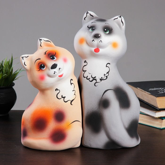 Копилка "Кот и кошка" микс