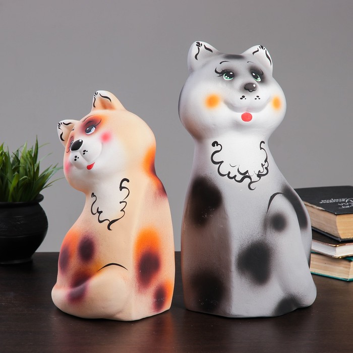 Копилка "Кот и кошка" микс