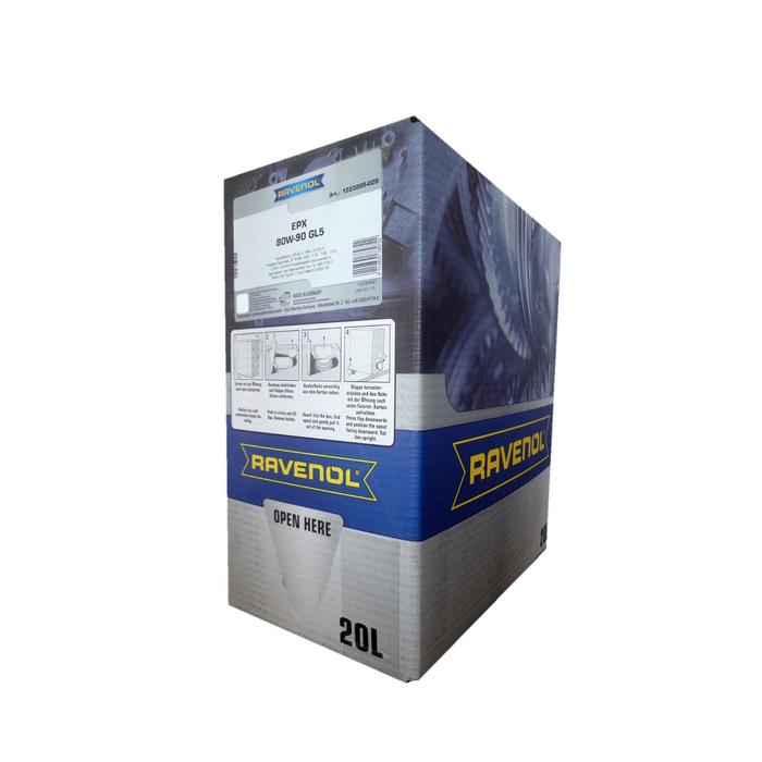 фото Трансмиссионное масло ravenol getriebeoel epx sae 80w-90 gl-5, 20л