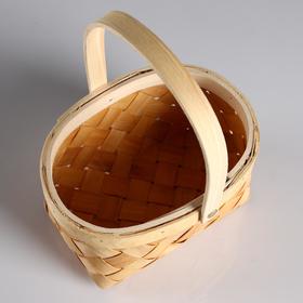 

Корзина плетеная (секвойя), 19,5х13хH11/25 см, 1 шт., желтый