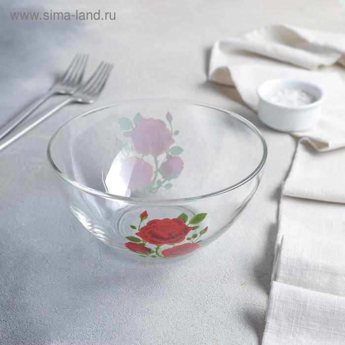 Салатник Алая роза 800 мл 110₽