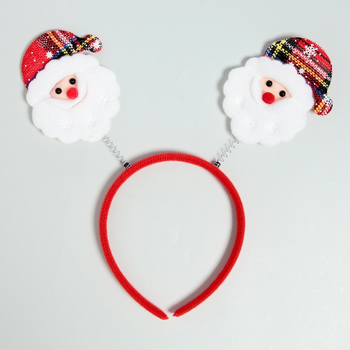 Карнавальный ободок «Дед Мороз» ободок для волос карнавальный дед мороз