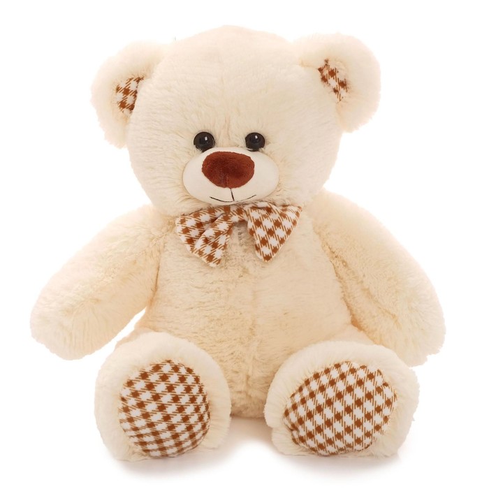 Мягкая игрушка «Медведь Тоффи» молочный, 50 см мягкая игрушка медведь амур 150 см цвет молочный