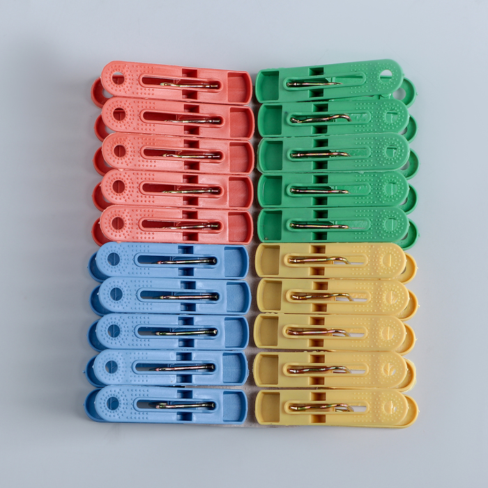 Набор прищепок бельевых 5,5 см, 20 шт