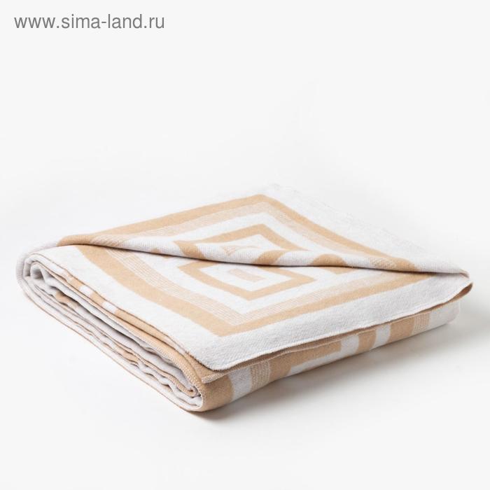 Одеяло хлопковое «Греция» 170х210 см, цвет бежевый