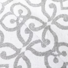 

Одеяло хлопковое «Вензель» 170х210 см, цвет светло-серый/бежевый