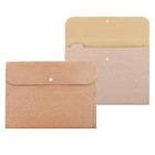 Папка-конверт (картотека) на кнопке 6 отделений, deVENTE "Glitter Shine" A4 (320x230 мм), 400 мкм, фактура "песок" с блестками, сверкающий розовый