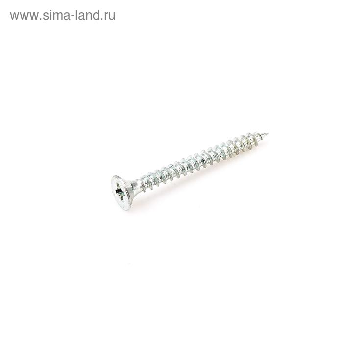 

Шуруп универсальный 5.0х100 потай, бел.цинк, 1500 шт.
