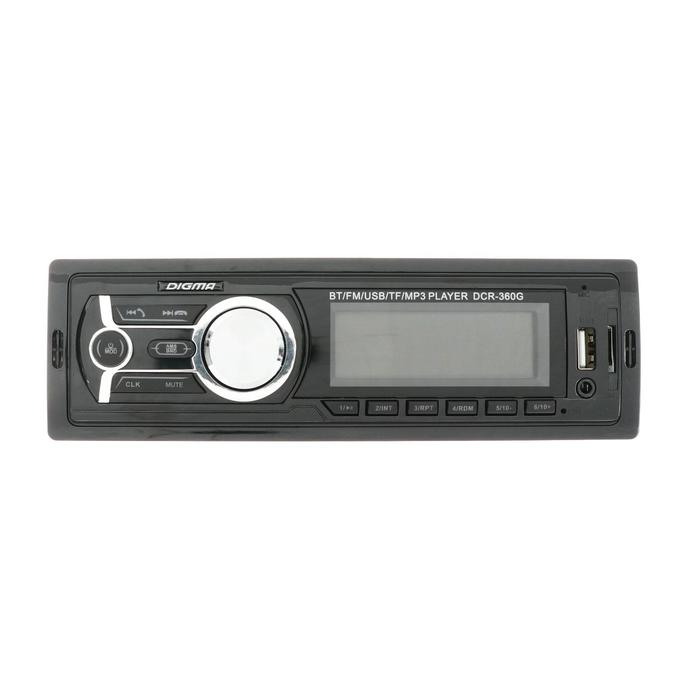 фото Автомагнитола digma dcr-360g, bluetooth