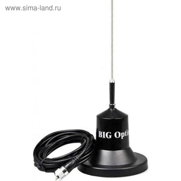 Антенна для радиостанции Big Optim CB, 160 см, мангит 12.3 см 1din крепления адаптеры для радиостанции optim