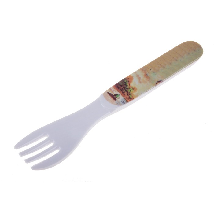 Вилка детская 14 см "Мишутка с уточкой"