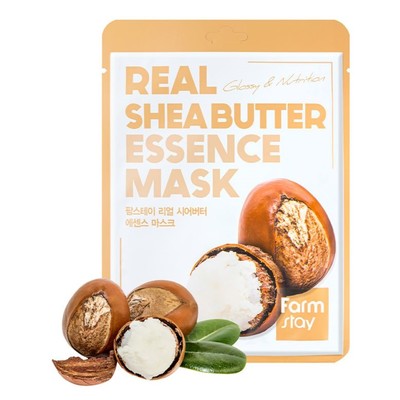 Тканевая маска для лица FarmStay с маслом ши