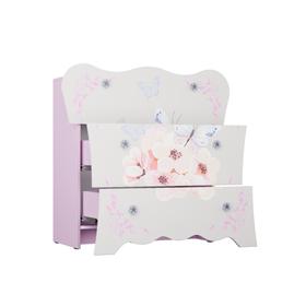 

Комод для детской Лаванда 980х420х950 ПВХ Милк софт/корпус Ирис
