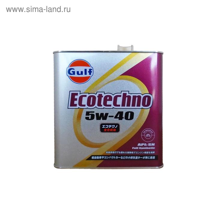 фото Моторное масло gulf ecotechno sae 5w-40, 3л