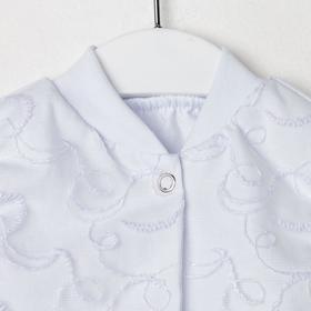 

Комплект для новорожденного (комбинезон, чепчик), цвет белый,рост 56-62 см