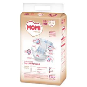 

Подгузники MOMI Premium S (4-8кг), 80 шт