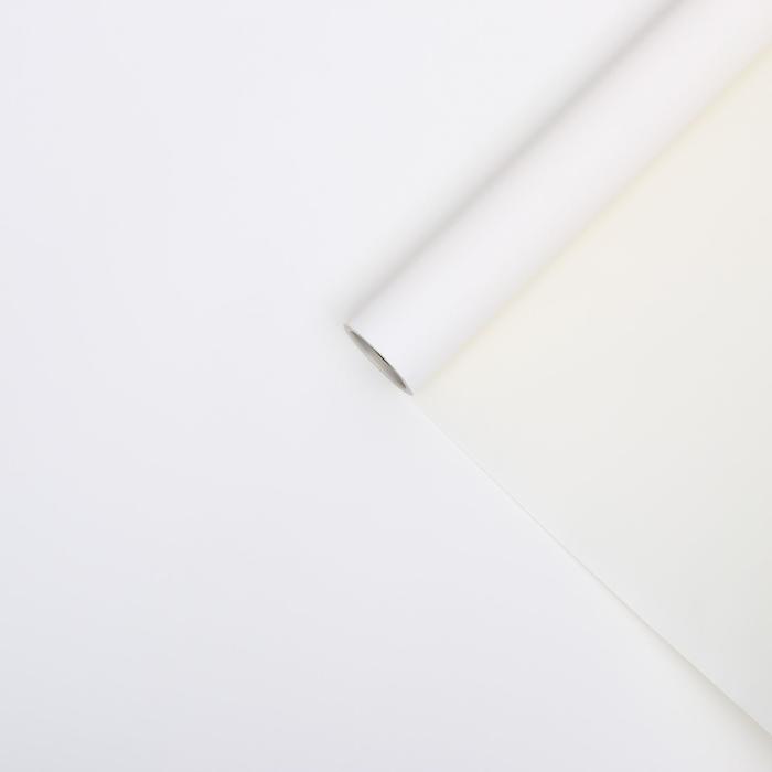 Плёнка двухсторонняя "Зеркальная сторона" белый, 0,58 х 10 м
