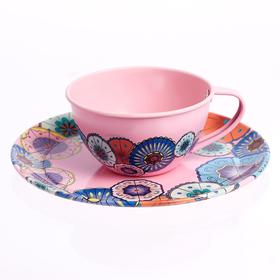 

Набор металлической посудки «Чаепитие», 15 предметов, в пакете