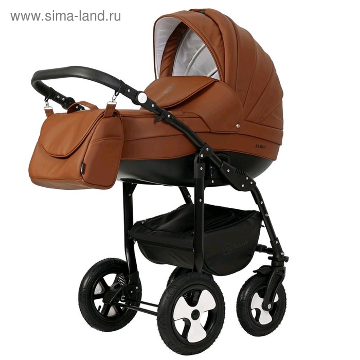 Коляска 2 в 1 RANT Fabio Lux Classic цвет 02 коричневый 26384₽