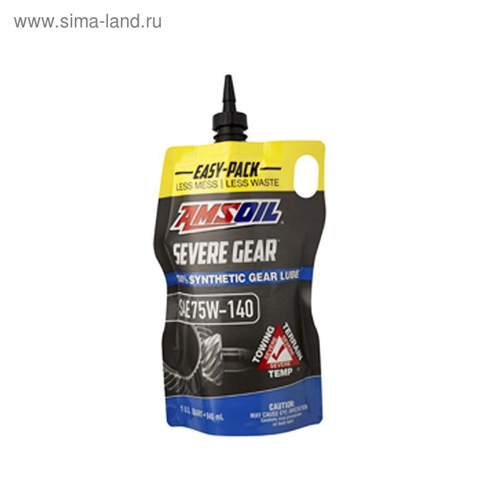 фото Трансмиссионное масло amsoil severegear synthetic extreme pressure, ep lubricant sae 75w-140 51946