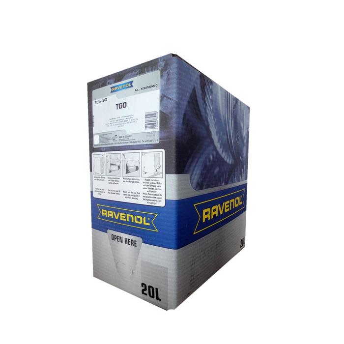 фото Трансмиссионное масло ravenol tgo sae 75w-90 gl-5, 20л