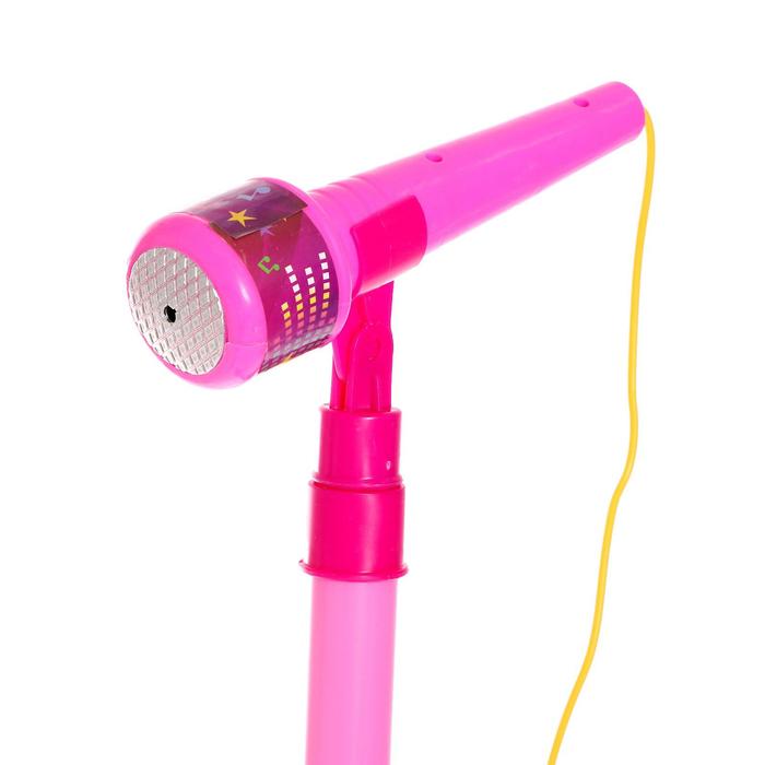 Микрофон «Волшебная музыка», цвет розовый
