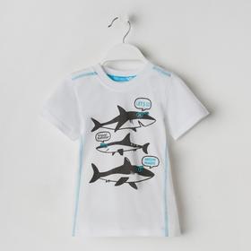 

Футболка для мальчика, цвет белый, рост 110 см