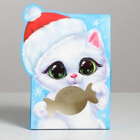 

Коробка складная «Котик», 15 × 7 × 22 см