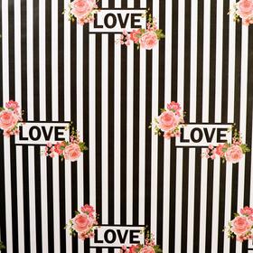 

Бумага упаковочная глянцевая LOVE, 70 × 100 см