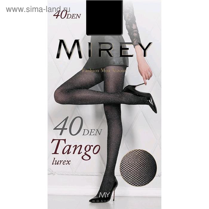Колготки женские Mirey Tango Lurex, 40 den, размер 3, цвет nero