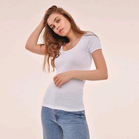 

Футболка 19/39R MAGLIA DONNA SINGOLO bianco, размер 44/S